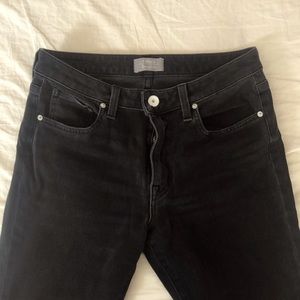 Fathers Daughter Denim, Hanna Mid Rise Skinny in Charcoal